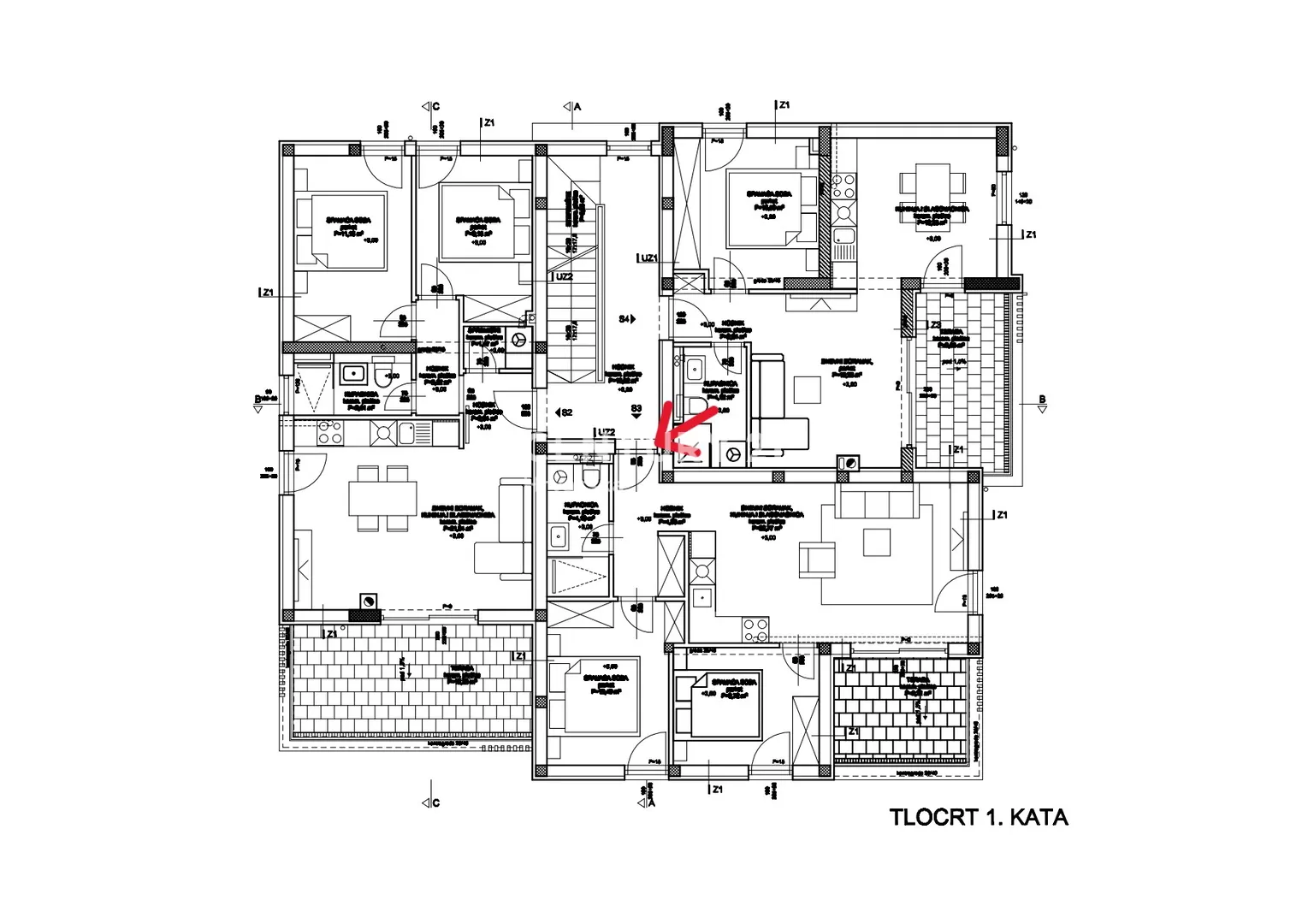 stambena jedinica sj-3 – 1. kat | 63,96 m² | vodice, novogradnja - slika 7