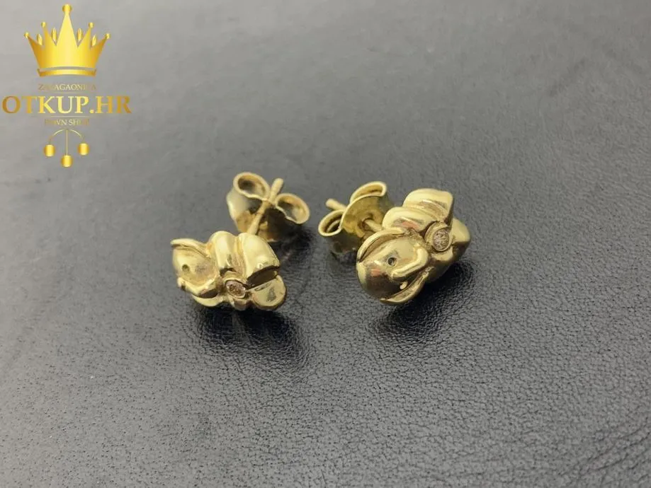 Zlatne Naušnice 14k 2,20g / R1, Rate !! - Zagreb