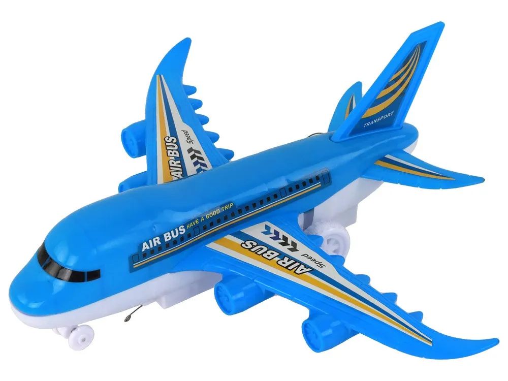 remote controlled airplane r/c lights blue diy - slika 2