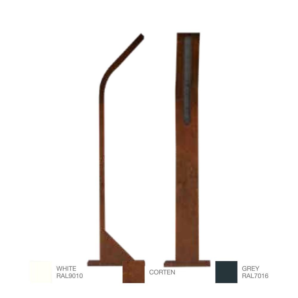 dvorišna led rasvjeta stik s (404mm) – svjetlo prema gore ili dolje - slika 4