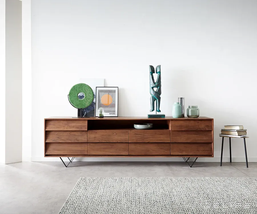 komoda eloi 240x40cm, materijal: bagrem - slika 2