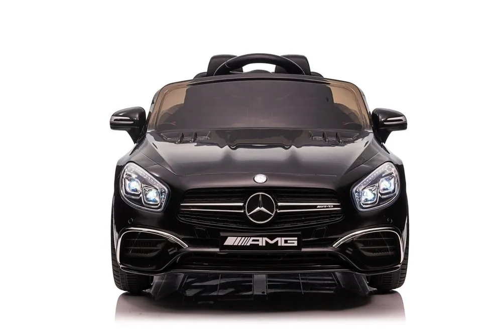 licencirani auto na akumulator mercedes sl65 s lcd - crni/lakirani - slika 2