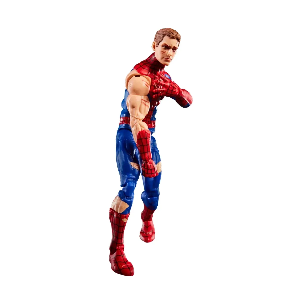 marvel legends series: mtg – battle-damaged spider-man figura, 15cm - slika 5