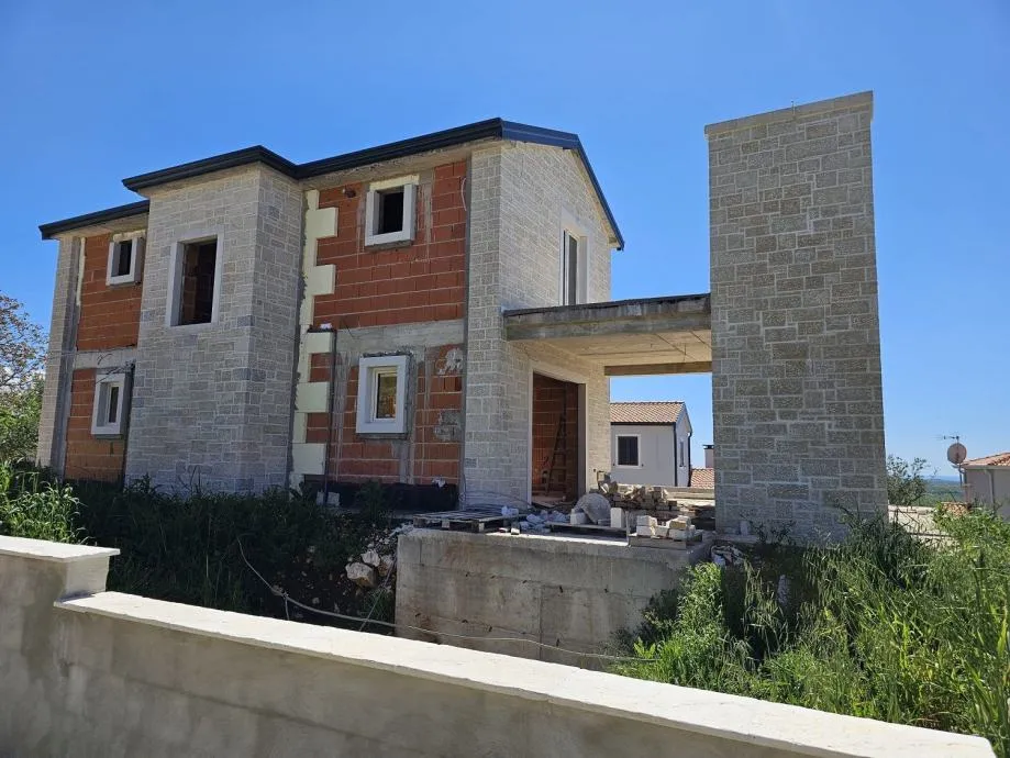 višnjan-vila u izgradnji sa otvorenim pogledom na more (prodaja) - slika 7