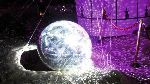 eurolite mirror ball 100cm - slika 2