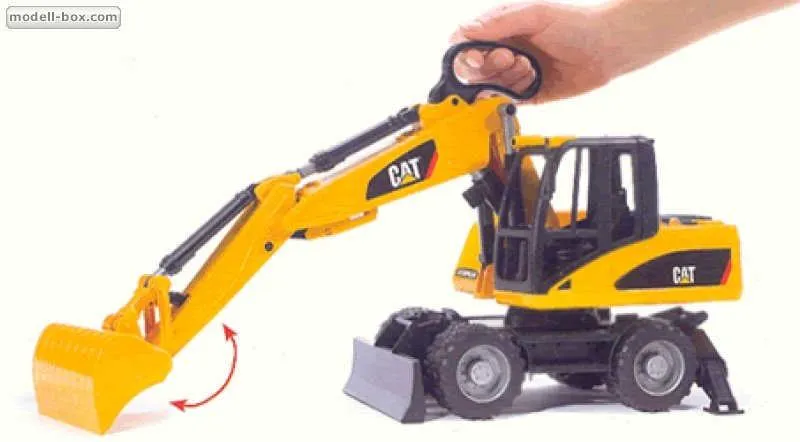 bruder bager cat excavator sa kotačima - slika 2