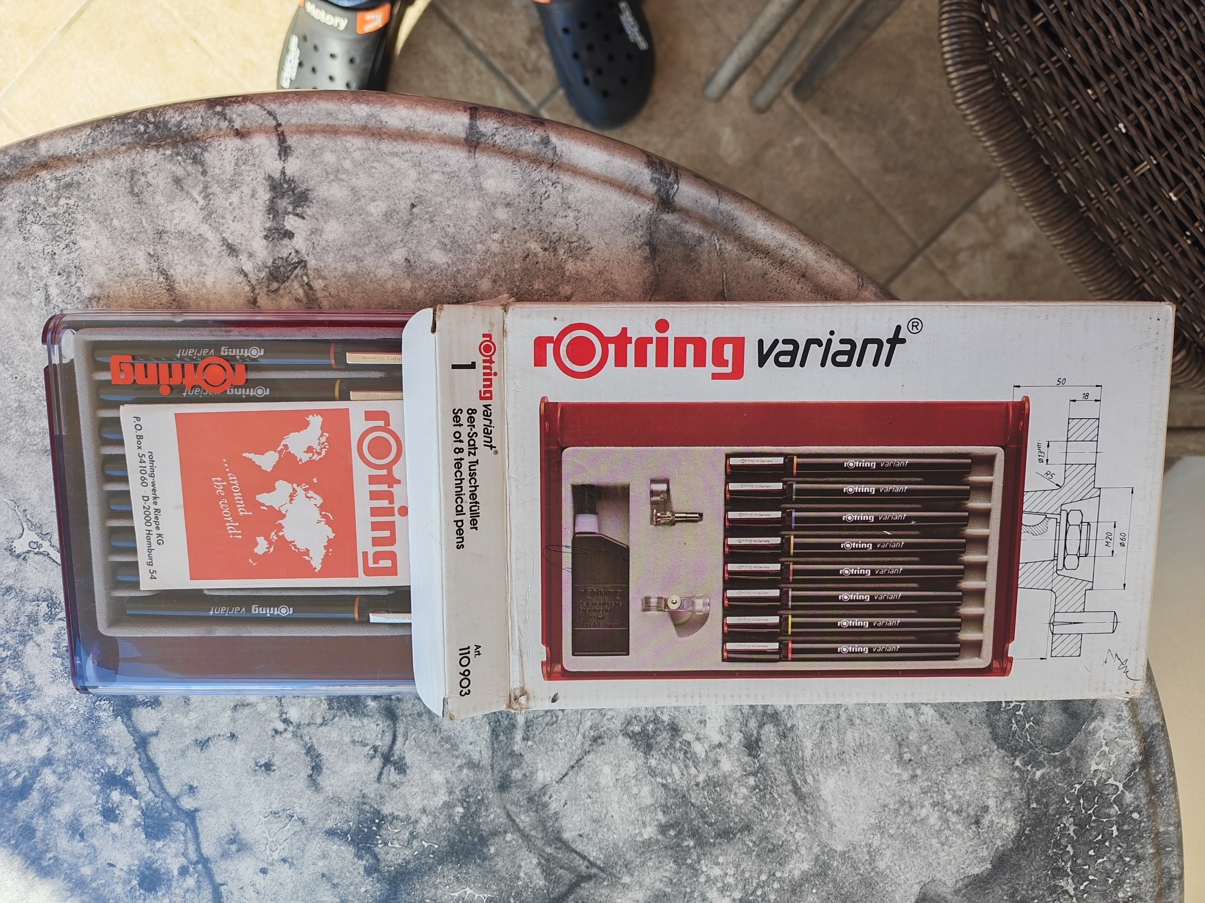 rapidografi rotring ekstra stanje! - slika 10