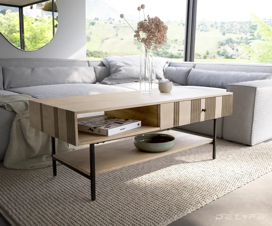 Klub stolić Nereos 130x60x51cm, Materijal: Mango - Čakovec