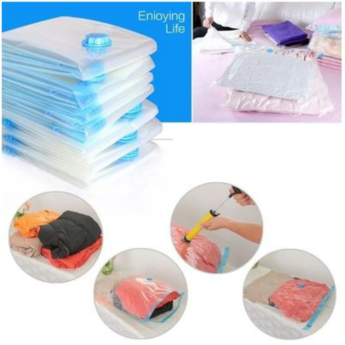 (3kom l paket) vakum vreće space bag -l dimenzije 80 x 100 cm - slika 12
