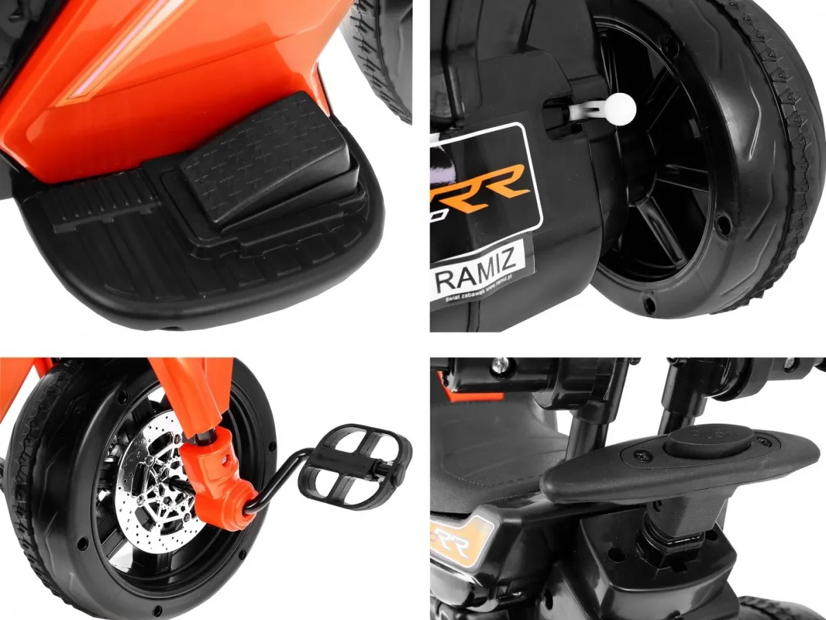 motor na akumulator bike pusher - narančasti - slika 4