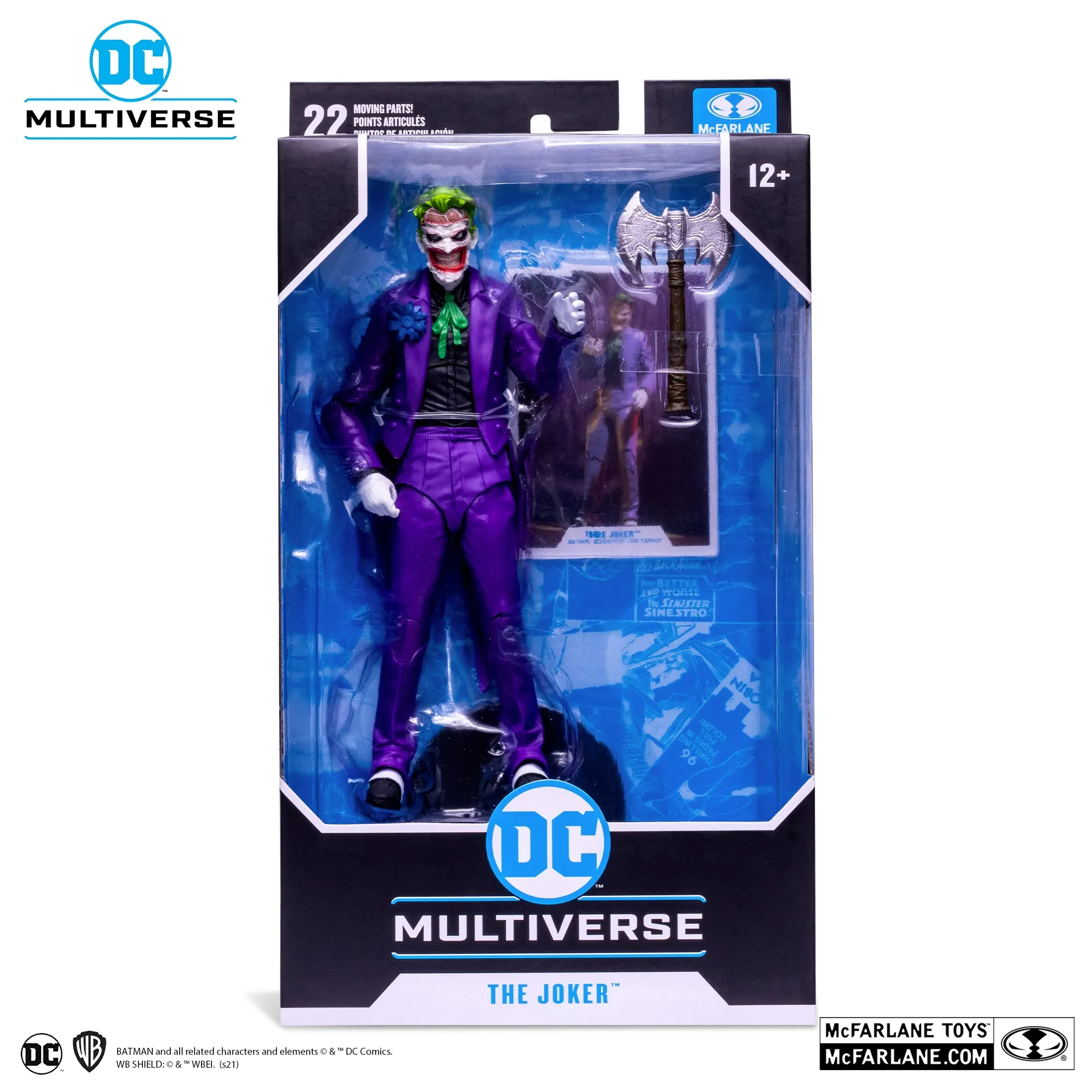 mcfarlane dc multiverse – the joker (death of the family) figura, 18cm - slika 8