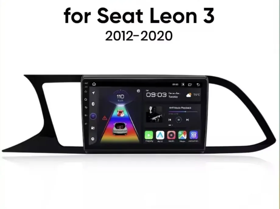 seat leon mk3 2012-2020 original multimedija android navigacija kamera - slika 6