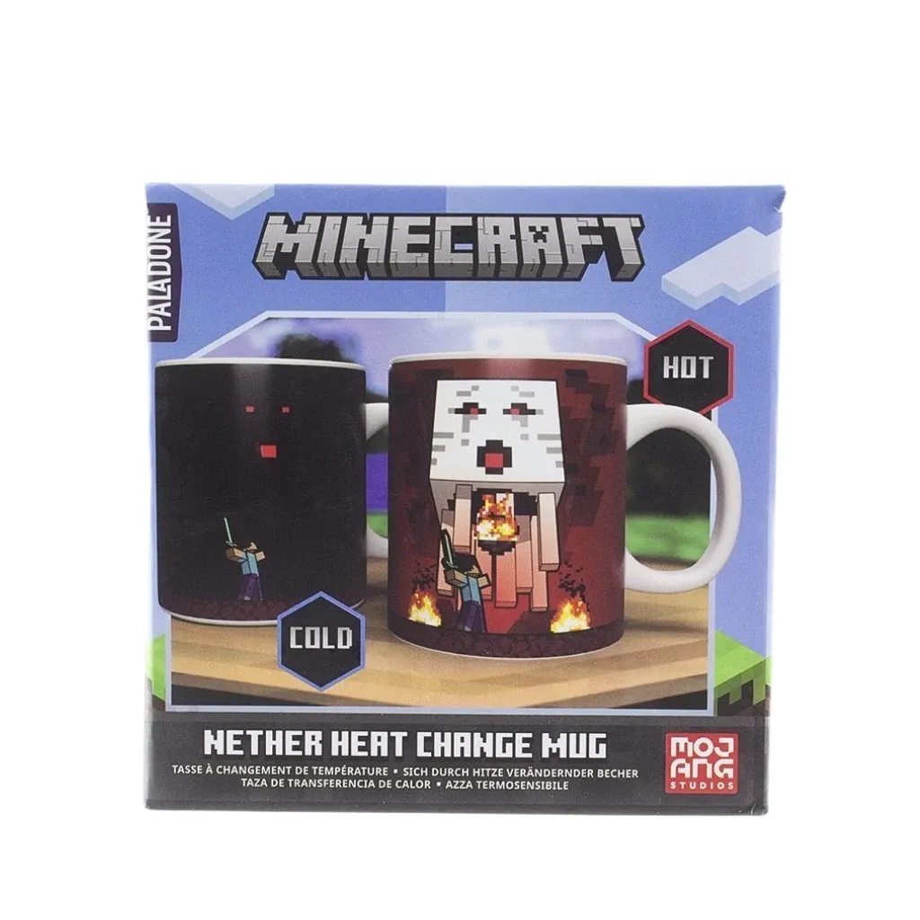 paladone minecraft ‘nether’ šalica koja mijenja boju, 300 ml - slika 7