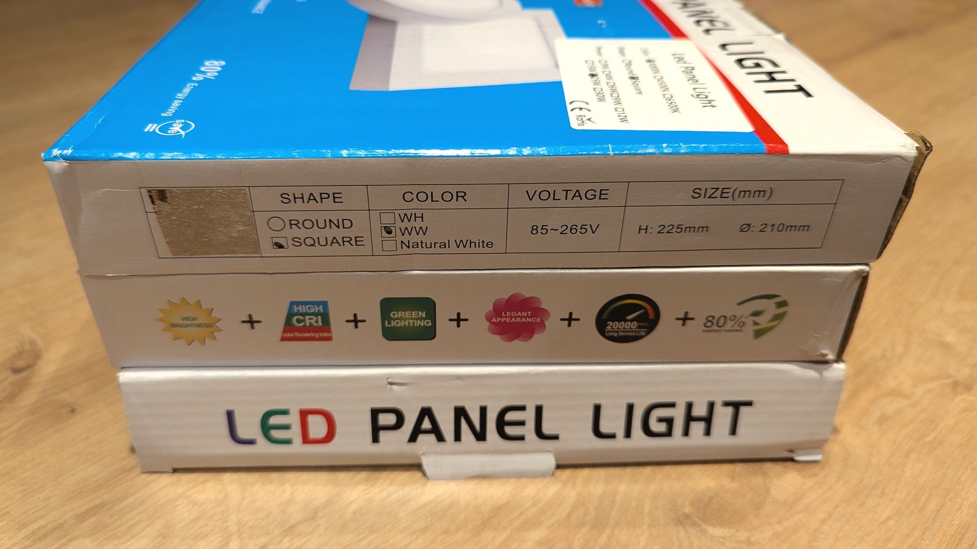 nadgradni kvadratni led paneli 25w 3000k (novo) - 3 komada - slika 5
