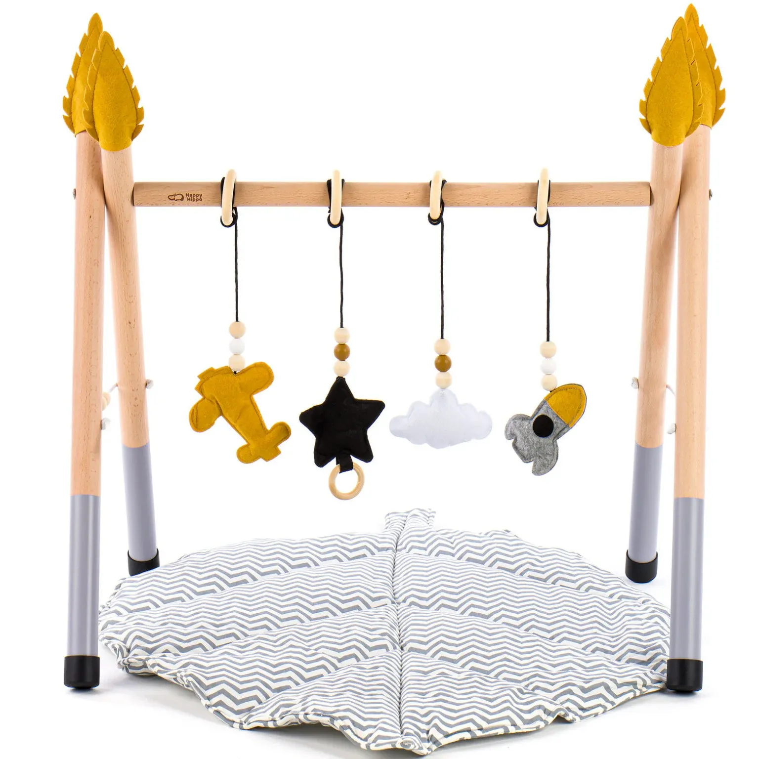 Drveni baby gym s mekanom podlogom - Zagreb