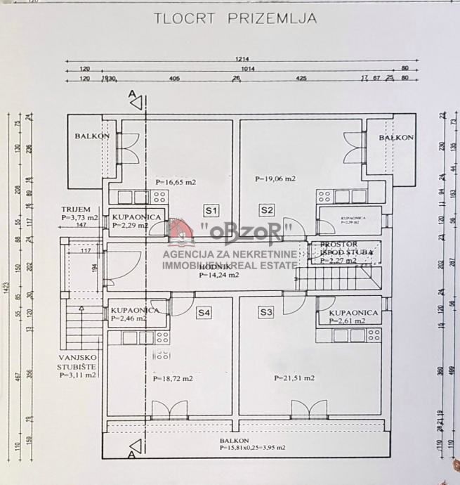 bibinje-apartmanska kuća sa 8 apartmana - slika 11