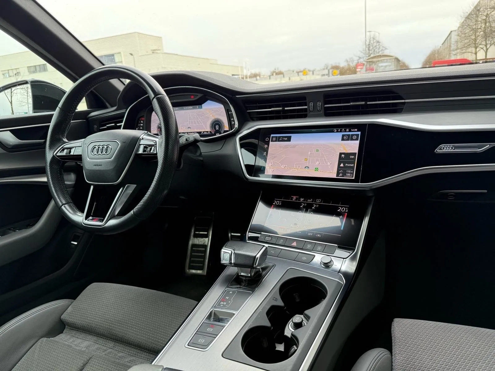 audi a6 40 tdi s-tronic s-line °virtual°alcantara°matrix°kamera°alu 20 - slika 14
