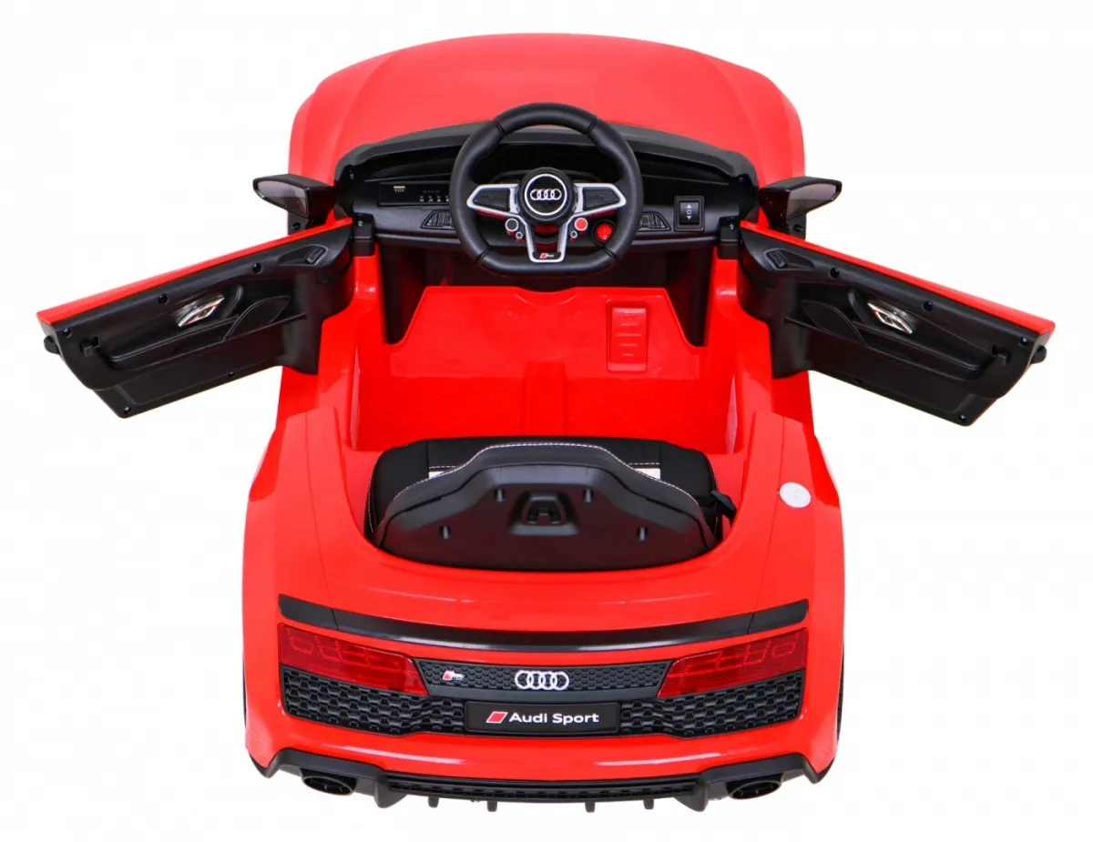 licencirani auto na akumulator audi r8 lift - crveni - slika 7