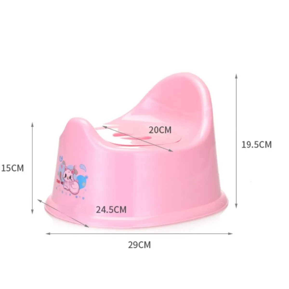 dječja kahlica- ergonomic potty training - slika 9