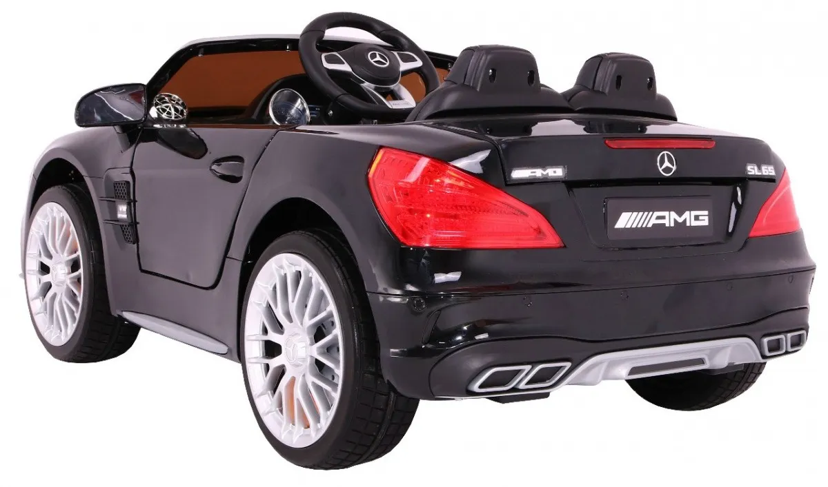 licencirani auto na akumultor mercedes amg sl65 - crni - slika 4