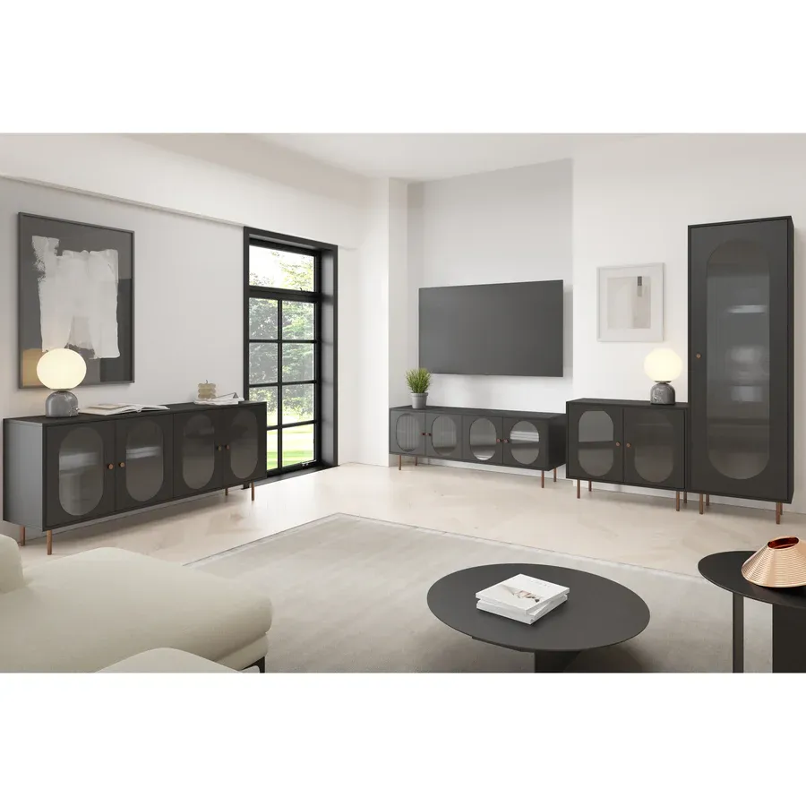 komoda velvet 164.5x42cm, materijal: laminirana ploča - slika 3