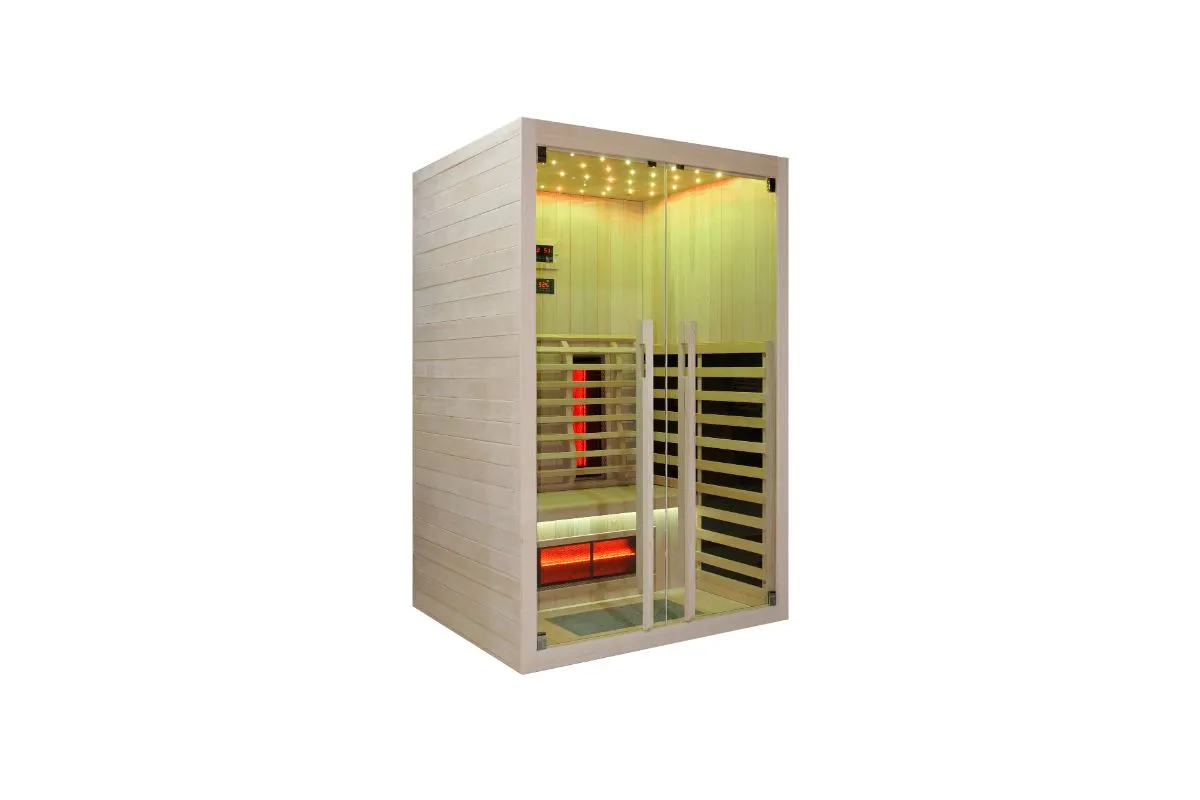 infracrvena sauna – full spectrum + karbonski grijači 130 x 110 x 200 - slika 5