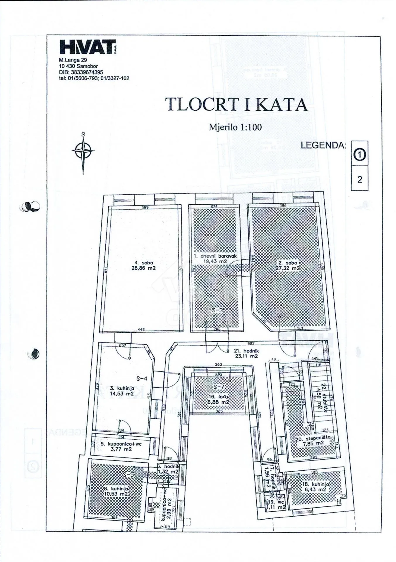 samobor, centar ,stan 76 m2+ tavanski prostor 94 m2 - slika 11