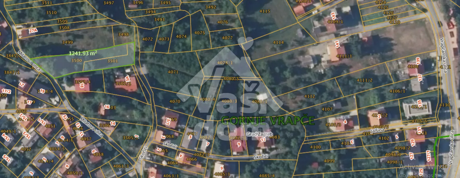 zagreb, donje vrapče, zemljište 1254 m2 - slika 4