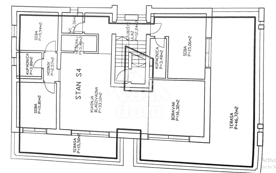 zadar, kožino, penthouse 210,80 m2 - slika 21