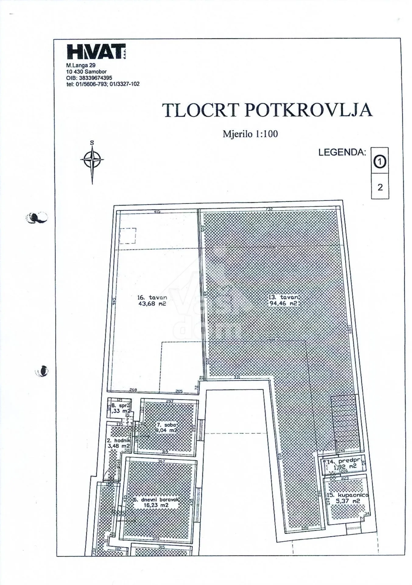samobor, centar ,stan 76 m2+ tavanski prostor 94 m2 - slika 12