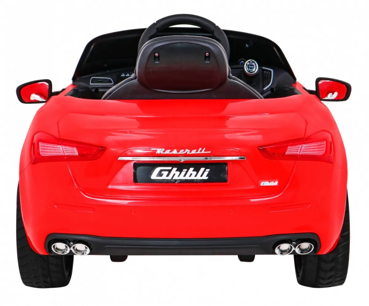licencirani auto na akumulator maserati ghibli - crveni - slika 5