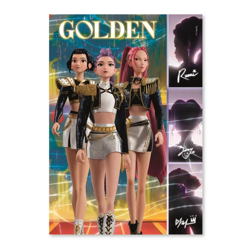 kpop demon hunters puzzle – golden, 180pcs - slika 2