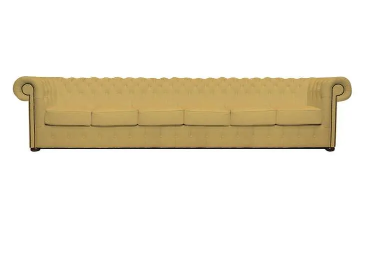 Chesterfield Garnitura Class Leather | 6-sjedišta | Ivory - Ježdovec, Zagreb