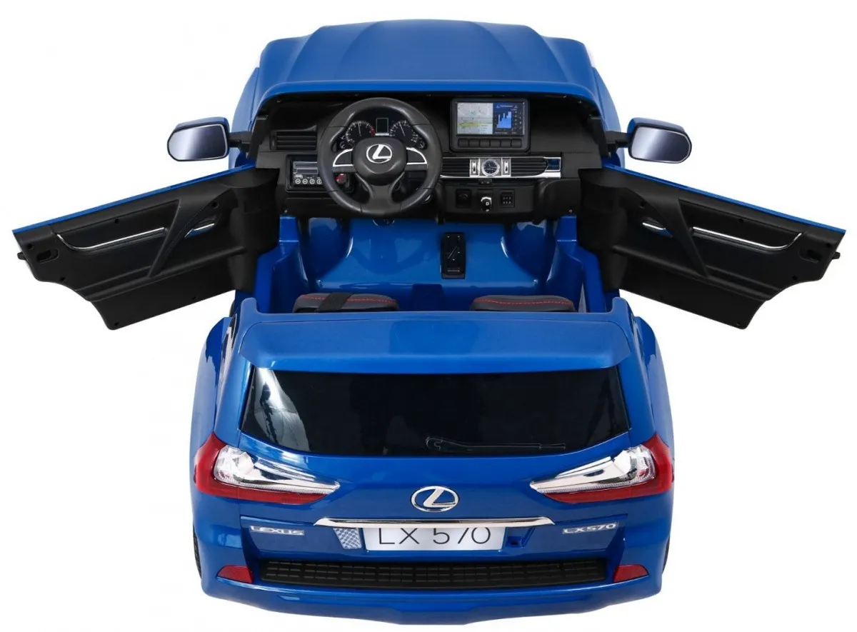 licencirani auto na akumulator lexus lx570 4x4 - dvosjed - plavi - slika 6