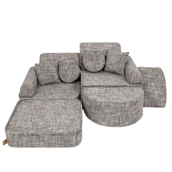 modularna sofa - mjesečevo siva - slika 6