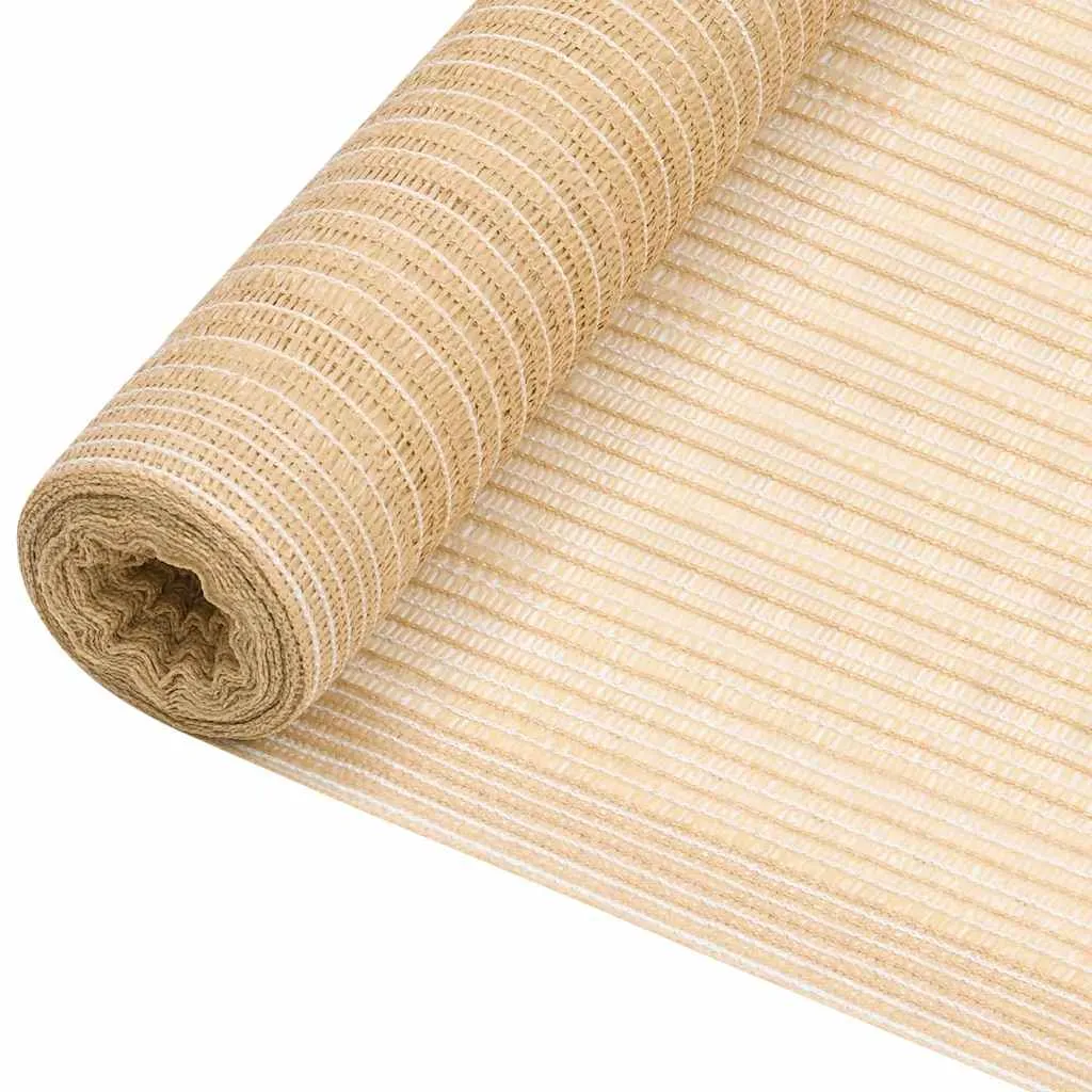 vidaXL Mreža za privatnost bež 2 x 50 m HDPE 150 g/m² - Venlo