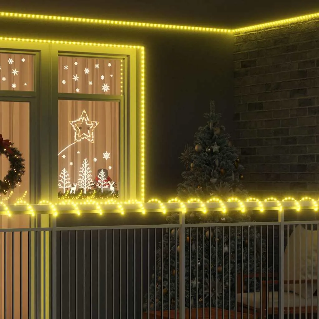 vidaxl svjetlosna uže s 480 led svjetlima topla bijela 20 m pvc - slika 1