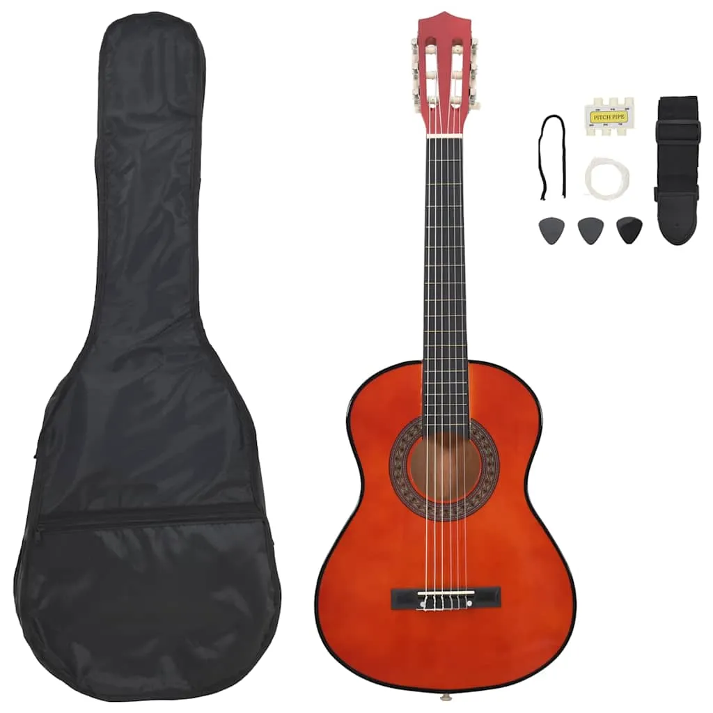 vidaxl 8-dijelni set klasične gitare za početnike 1/2 34 " - slika 1