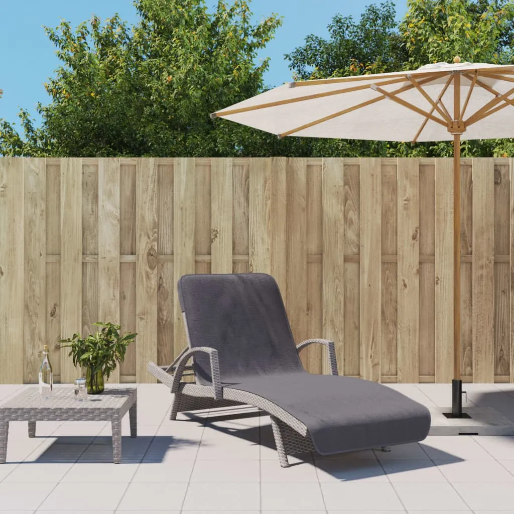 vidaXL Ručnici za plažu 2 kom antracit 75 x 200 cm od tkanine 400 GSM - Venlo