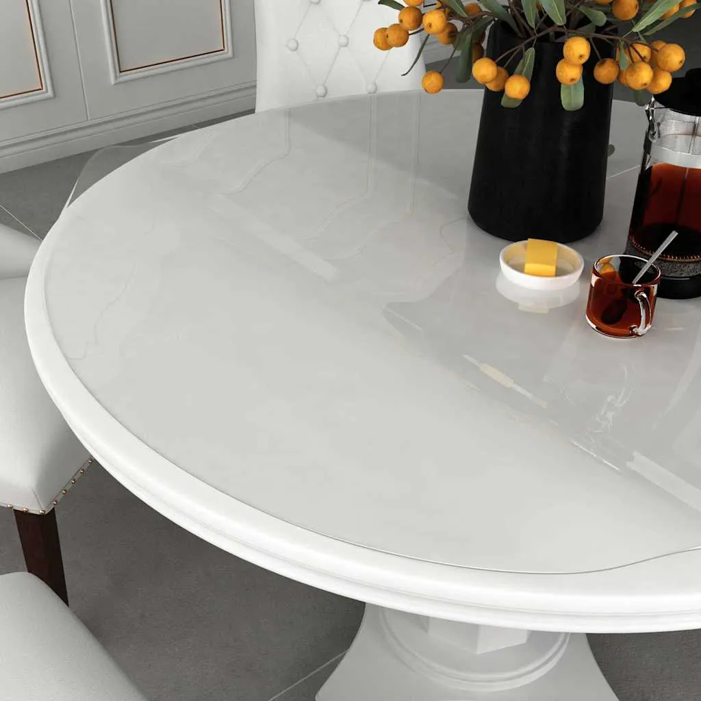 vidaXL Zaštita za stol prozirna Ø 60 cm 1,6 mm PVC - Venlo