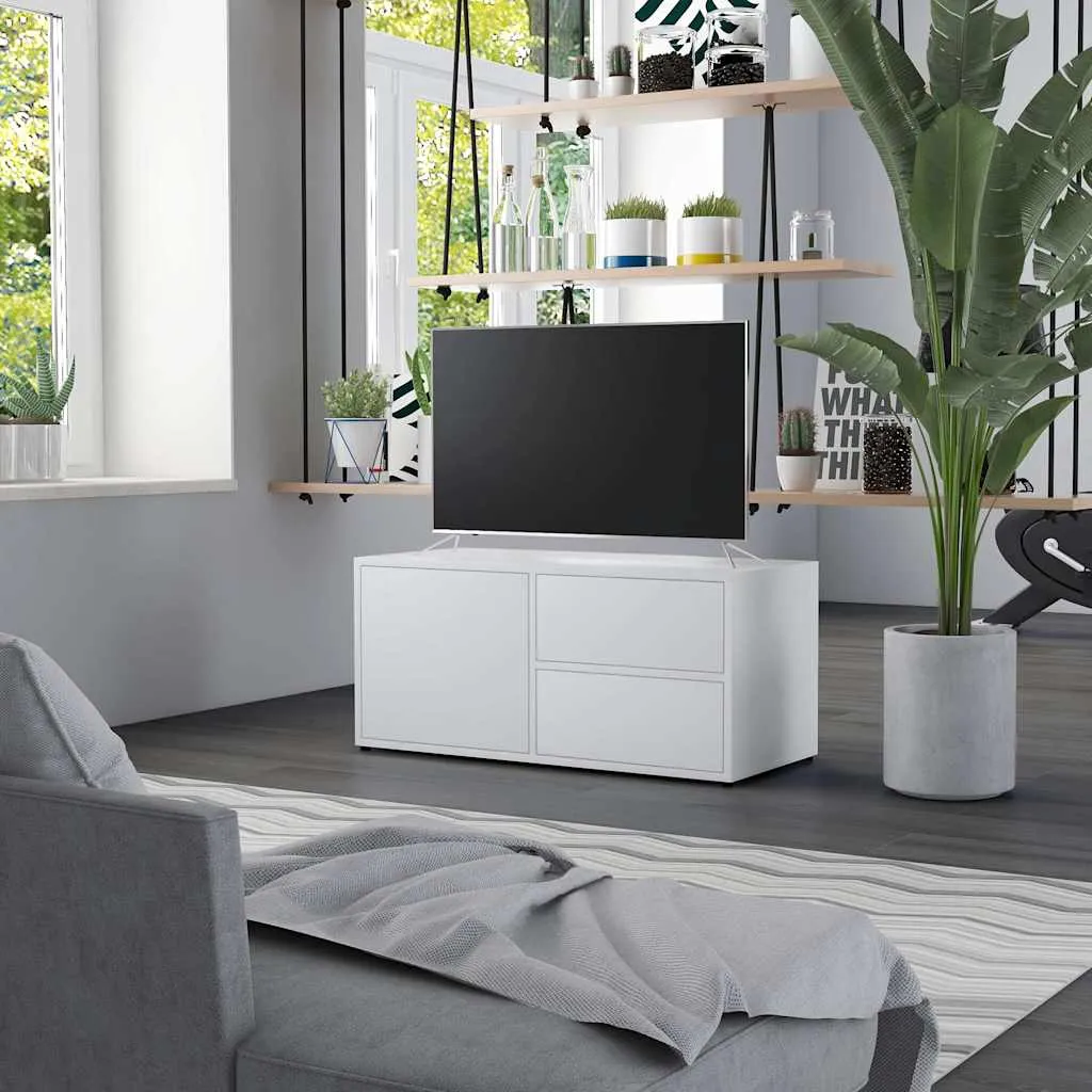 vidaXL TV ormarić bijeli 80 x 34 x 36 cm od konstruiranog drva - Venlo