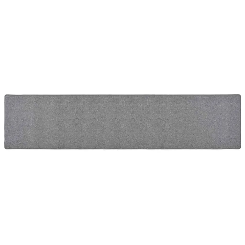 vidaXL Dugi tepih tamnosivi 80 x 400 cm - Venlo