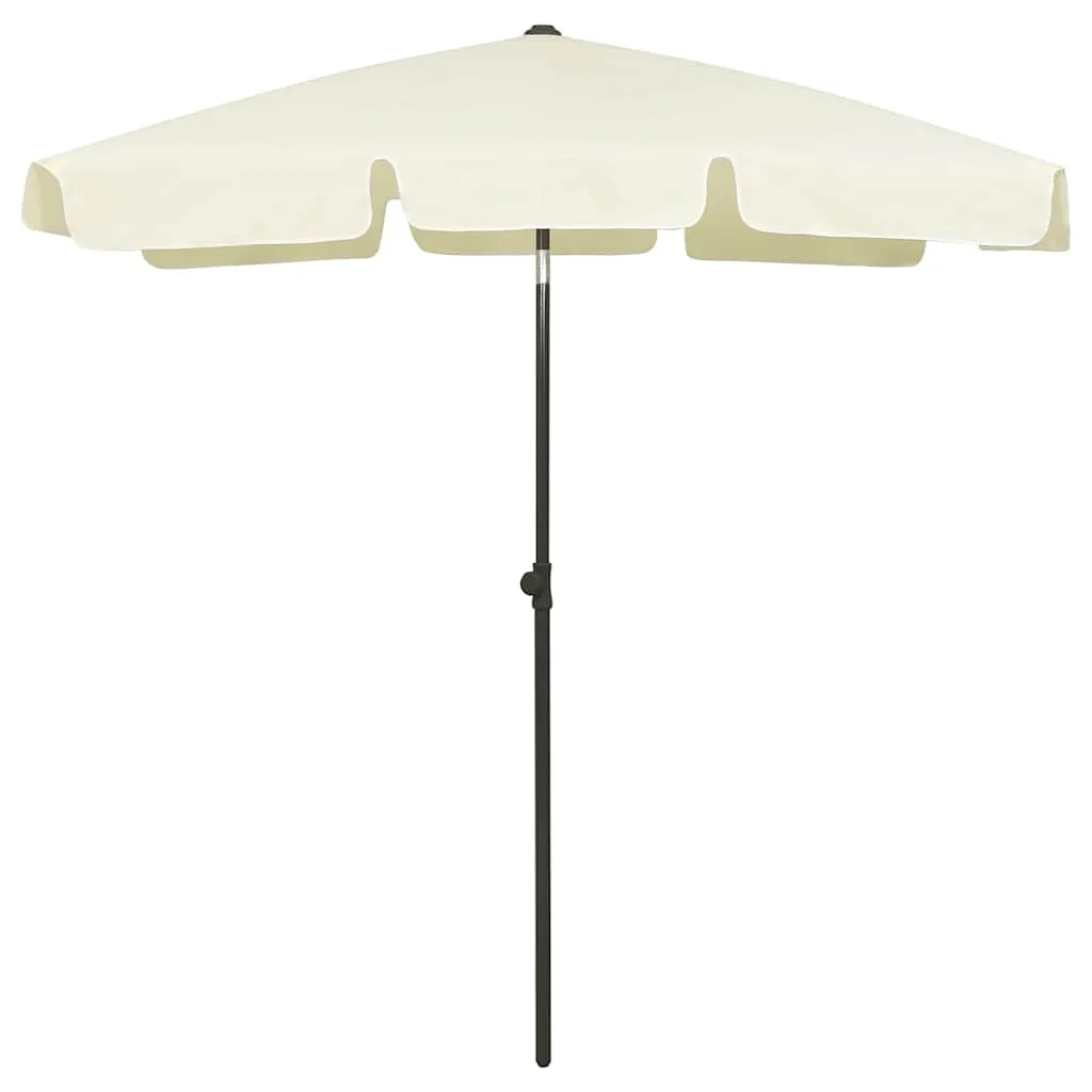 vidaXL Suncobran za plažu žuta boja pijeska 180 x 120 cm - Venlo