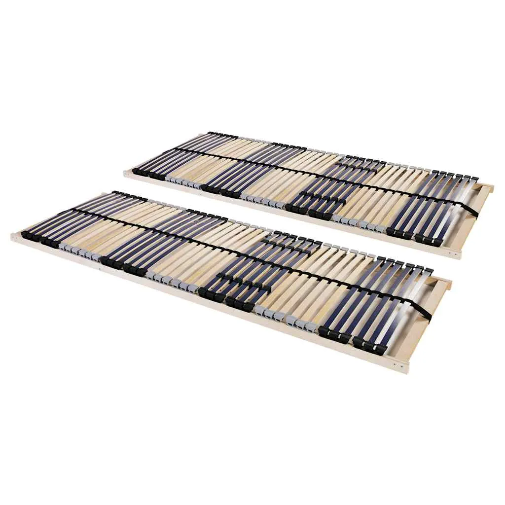 vidaXL Podnice za krevet 2 kom s 42 letvice i 7 zona 70 x 200 cm - Venlo