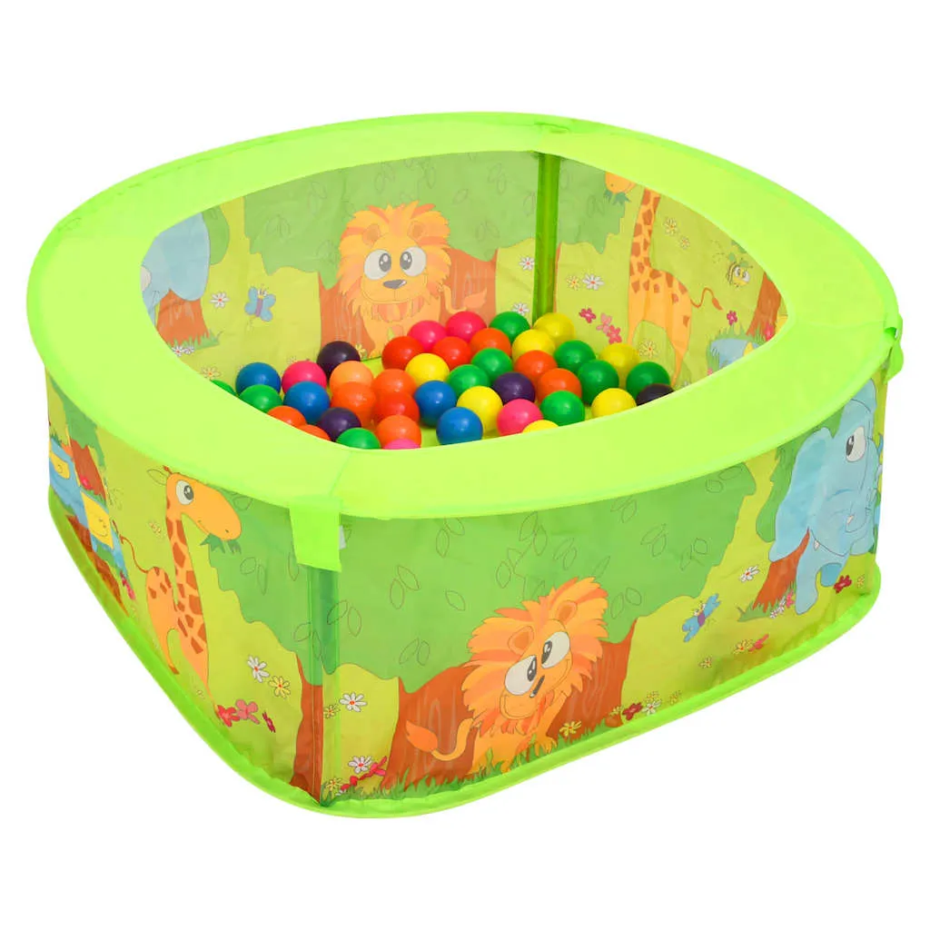 vidaxl bazen s 300 loptica za djecu 75 x 75 x 32 cm - slika 1
