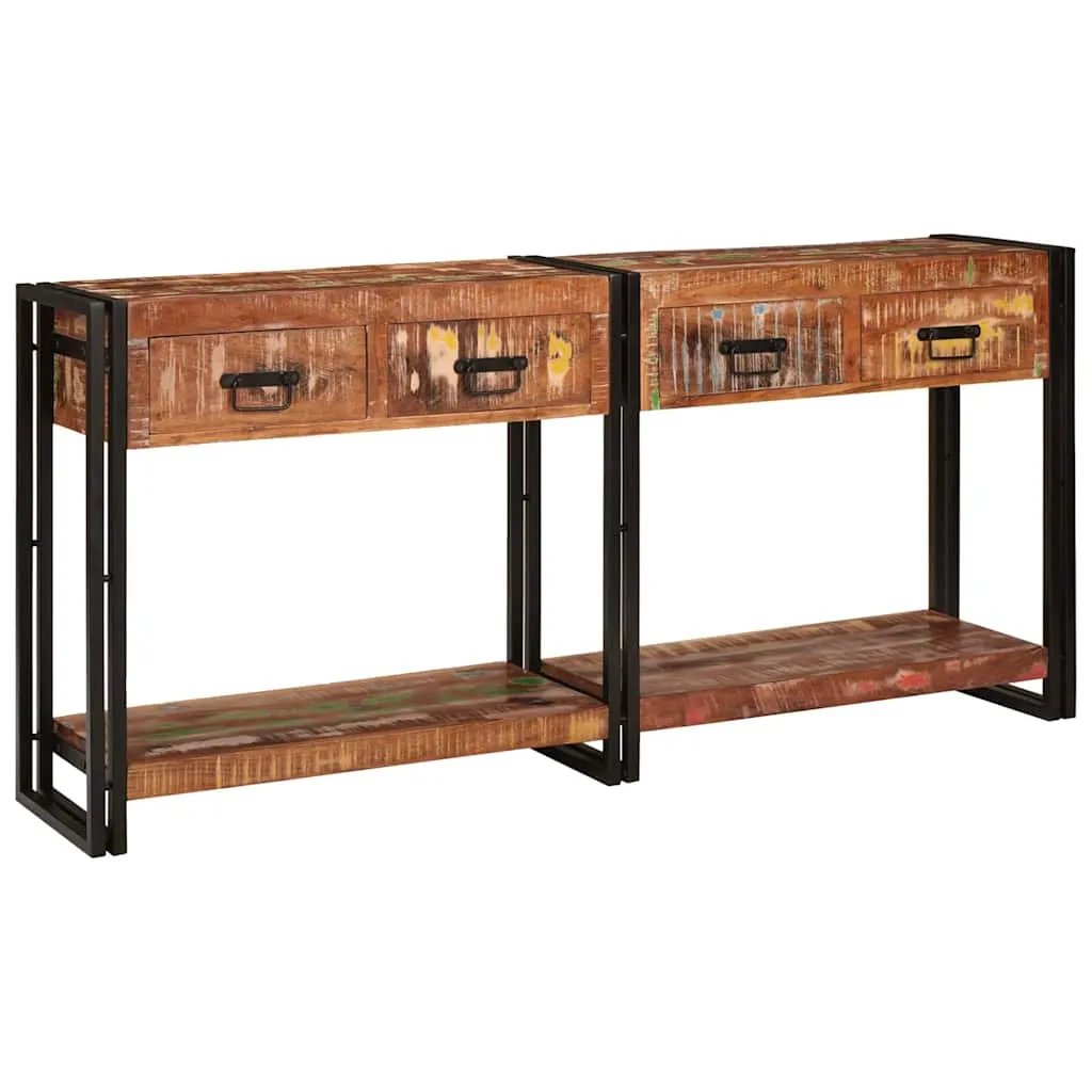 vidaXL Konzolni stolovi 2 kom. Šareni 161 x 33 x 75 cm - Venlo