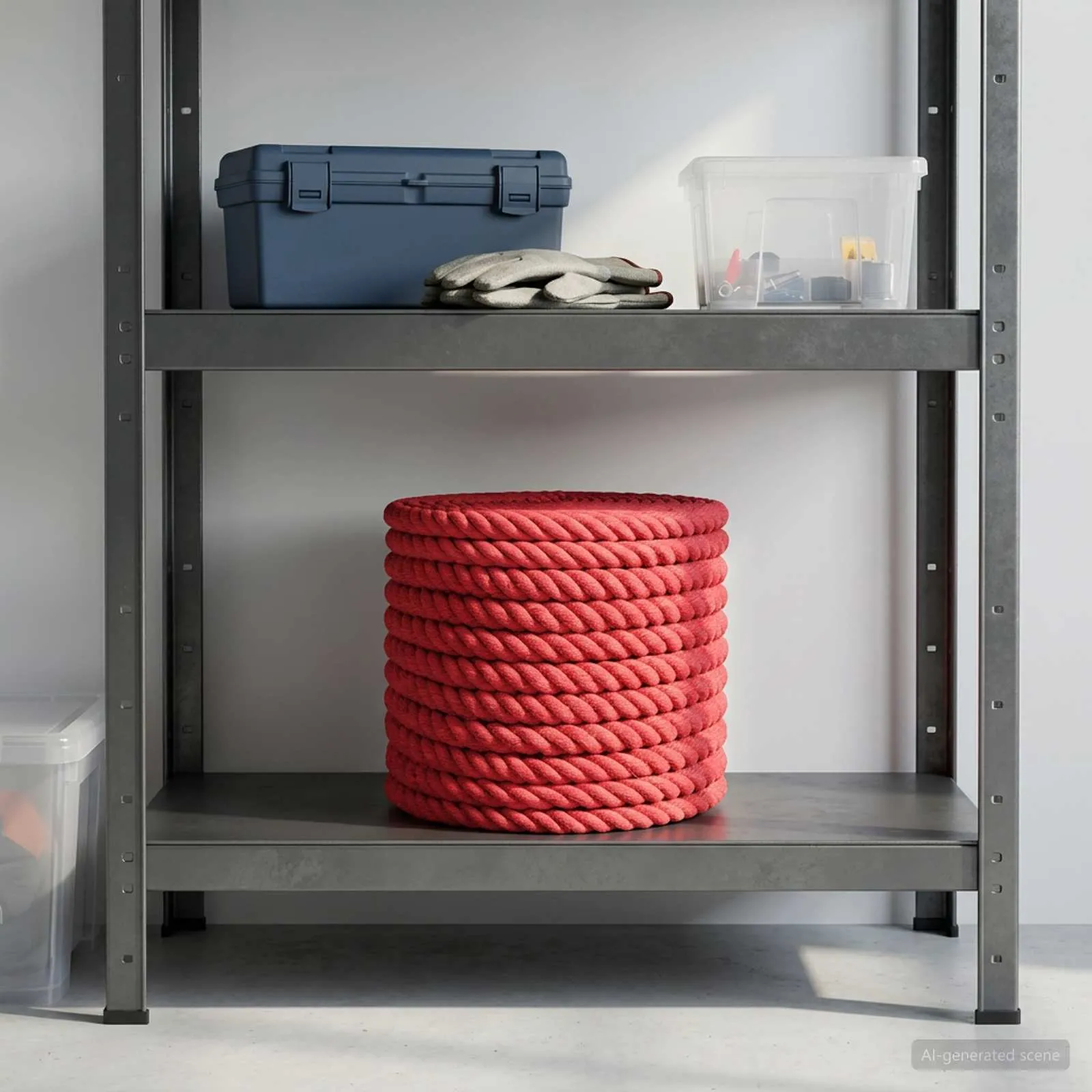 vidaxl uže od jute 20 mm crvena 100% juta tossa - slika 1