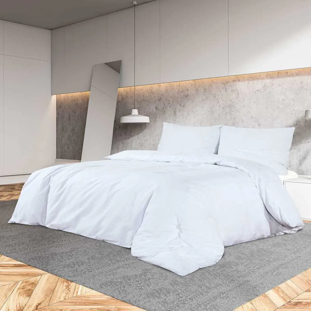 vidaXL Set posteljine za poplun bijeli 140x200 cm lagana mikrovlakna - Venlo