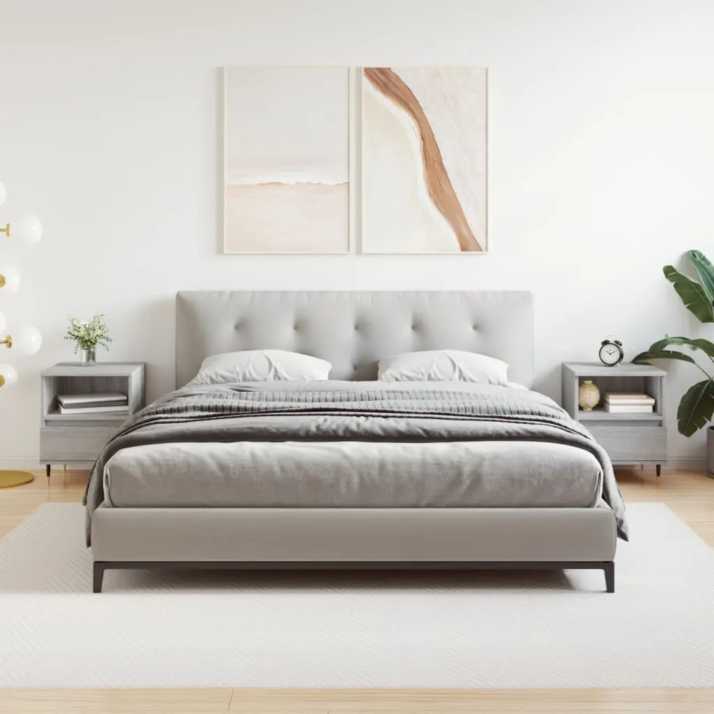 vidaXL Noćni ormarići 2 kom boja hrasta 40x35x50 cm konstruirano drvo - Venlo