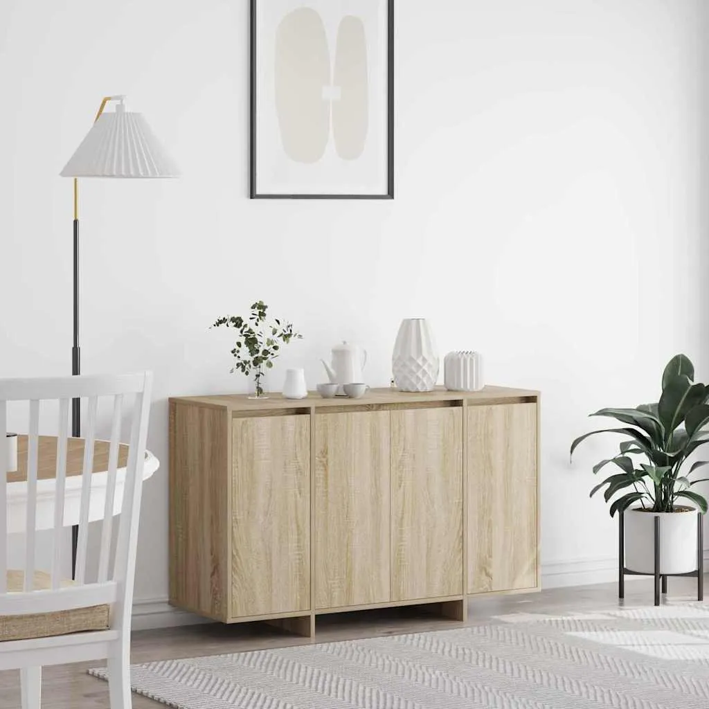 vidaXL Kreveta Sonoma hrast 120 x 41 x 75 cm Konstruirano drvo - Venlo